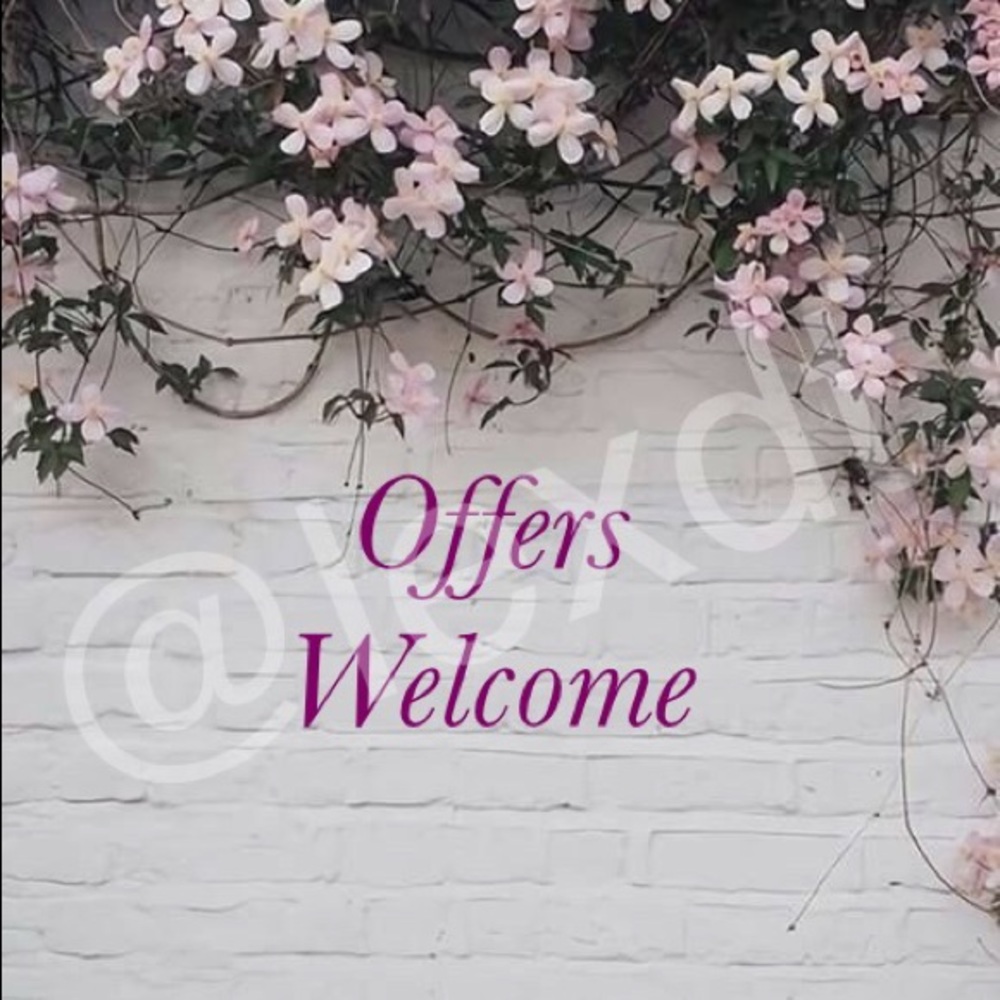 Offers are Welcomed
